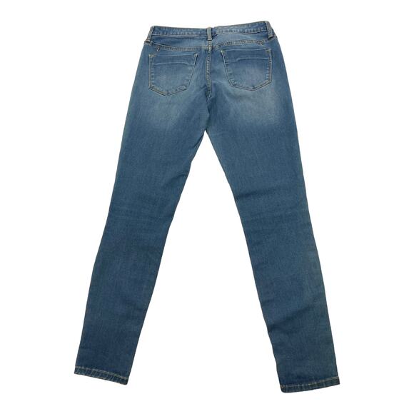 Mossimo Mid-Rise Denim Legging Jeans Medium Wash Size 27 - Picture 4 of 7